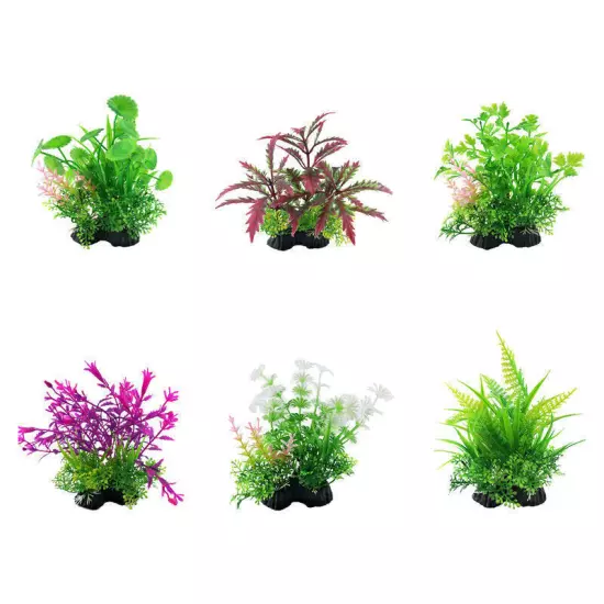 Artificial Fake Plastic Water Grass Plants for Fish Tank Aquarium Decoration