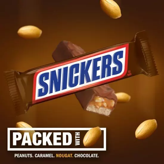 Snickers Full Size Chocolate Candy Bar - 1.86 oz Bar 4 Pack