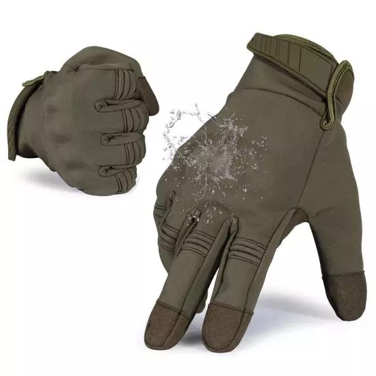 Army Tactical Motorcycle Touchscreen Full Finger Gloves Motorbike Riding Mittens