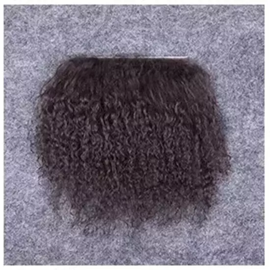 2x4" Tibetan Lamb Mohair for Doll Wigs Mongolian Curly Fur Hair Reroot Doll Hair