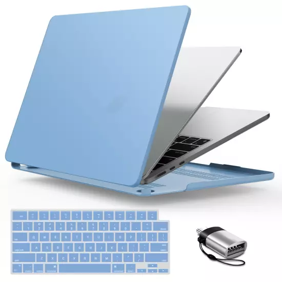 IBENZER 2024 2023 MacBook Air 15 inch case M3 A3114 M2 A2941 HardShell Case