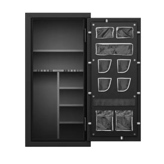 Fireproof Long Gun Safe Cabinet Storage for Shotgun Rifle w Keypad Lock 59X28X20