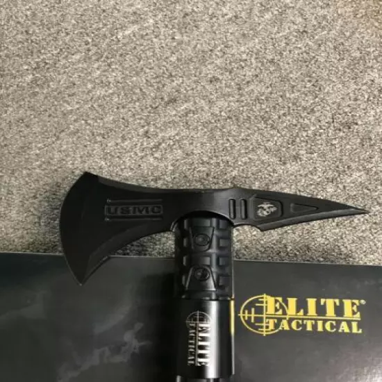 USMC MARINES Elite Tactical Axe Survival Tomahawk in original box Great Gift