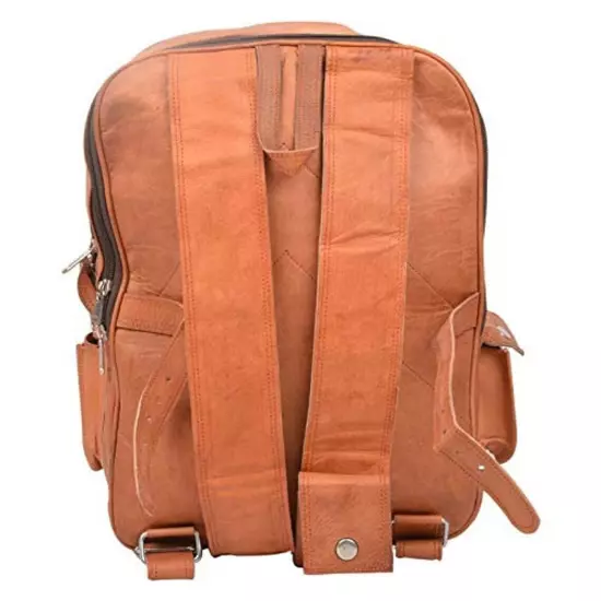 Leather Backpack Bag Rucksack Brown Vintage Travel Men's New Handmade