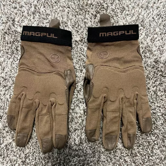 Magpul MAG1015 MEDIUM Patrol Glove 2.0 Leather Tactical Gloves Coyote Tan