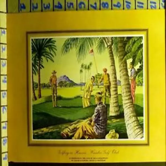 1941 GOLF HAWAII LESLIE SAALBURG SPORT ART LINKS CLUB HOUSE VINTAGE AD I19