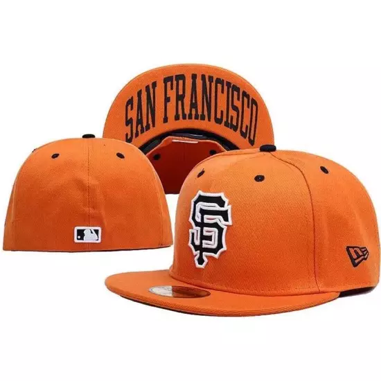 San Francisco Giants SF Fitted Hat Cap MLB Men's Casual Baseball Caps