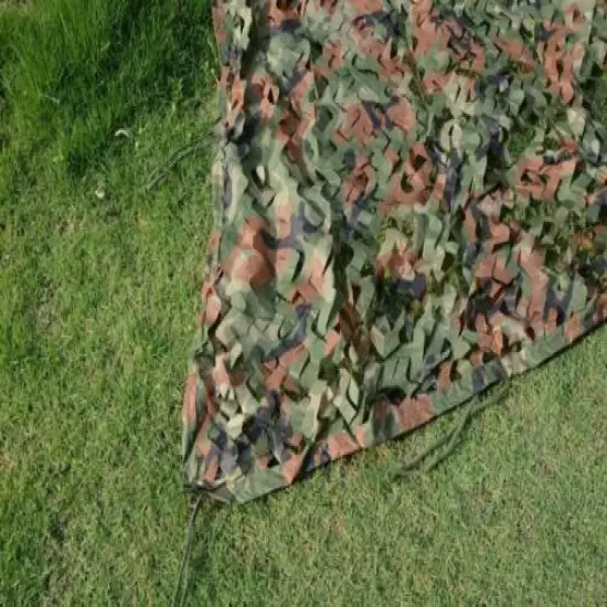 LOOGU Custom Woodland Camo Netting Camping 6.5x10ft(2Mx3M), camo 