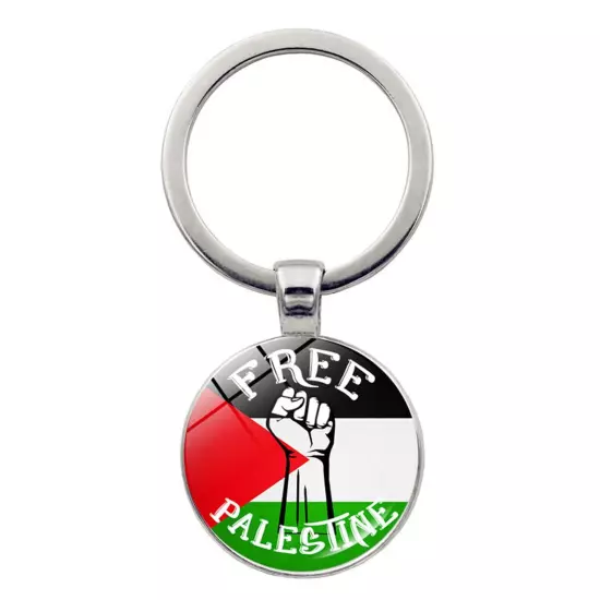 Easy to Identify Palestine Flag Keychain Pendant Never Lose Your Belongings