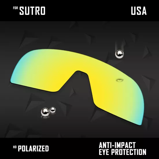 Anti Scratch Polarized Replacement Lenses for-Oakley Sutro OO9406