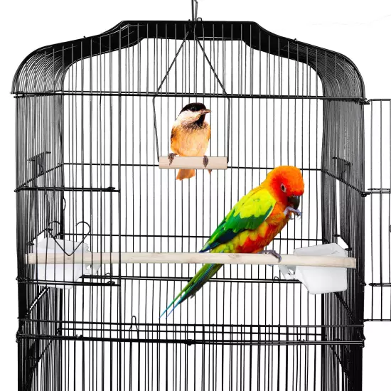 Durable Steel Bird Cage Multiple Sizes Best Place for Birds Large Parrot Cage