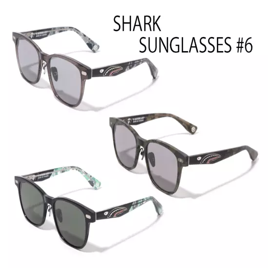 A BATHING APE Men's Goods EYEWEAR SHARK SUNGLASSES #6 1K20186402