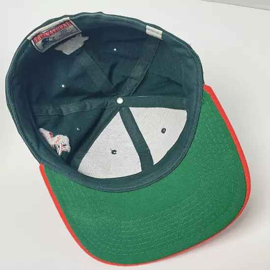 Vintage Miami Hurricanes Fitted Hat Starter Wool The Natural Size 6 7/8