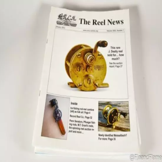 Old Reel Collectors Club Magazine 2013 Reel News Lot ORCA KW90