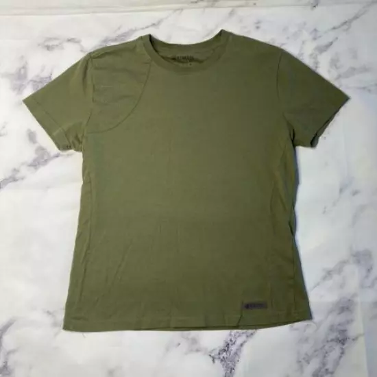 Beretta Shooting T Shirt Womens Size Large Green Short Sleeve Padded Hunting J80