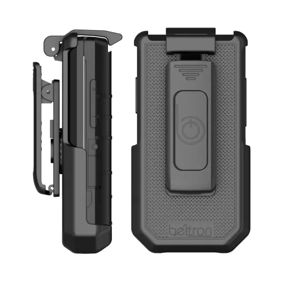 BELTRON Rotating Belt Clip Holster Case for CAT S22 Flip (Industrial Strength)