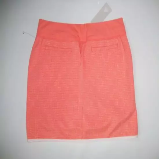 ADIDAS Ladies GOLF Pull On RANGEWEAR Coral Dot Pockets SKORTS Womens LARGE NEW