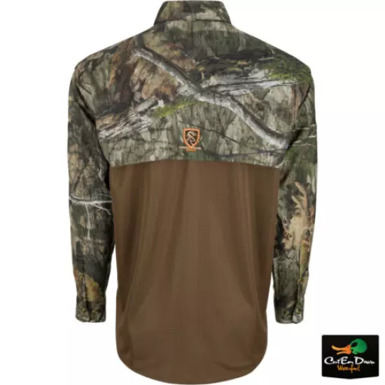 DRAKE NON-TYPICAL LONG SLEEVE MESH BACK FLYWEIGHT SHIRT WITH AGION ACTIVE XL