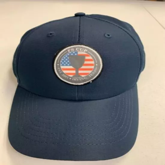 BRAND NEW Srixon Adjustable FS CUP Custom Logo Cap - IRVING, TX - NAVY