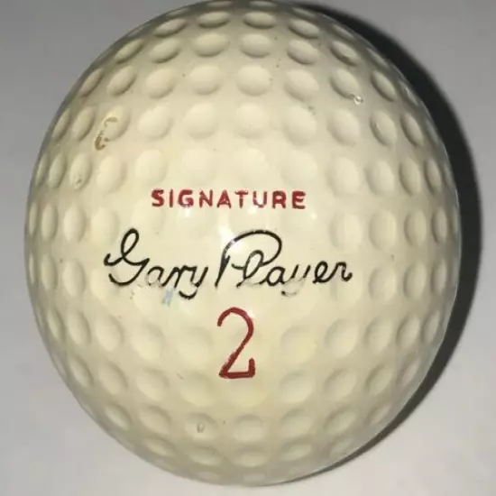 Vintage Gary Player Signature Shakespeare Golf Ball #2 (B-3-3) Made in U.S.A.