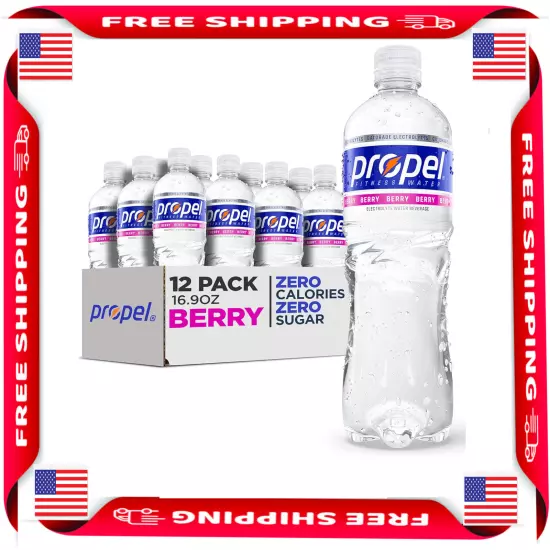 Propel, Grape, Zero Calorie Sports Drinking Water with Electrolytes and Vitamins