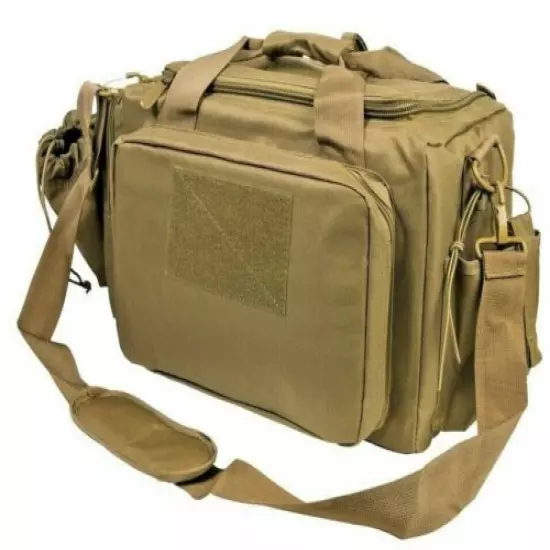 VISM Competition Range Bag Tactical Shooting Range Pistol Bag Hunting COYO TAN