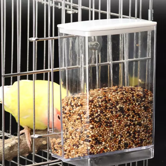 Bird Feeder Cage Accessories Integrated Feeding Viewing Feeders Birds Supplies