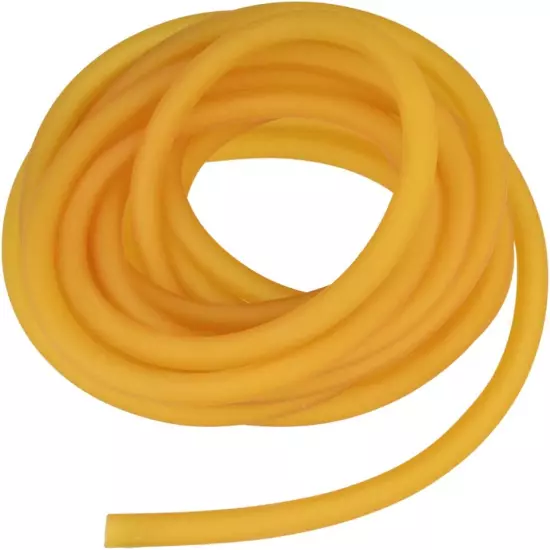 Natural Latex Rubber Band, 16.4Ft / 5M, 6X9Mm Rubber Tube Tubing