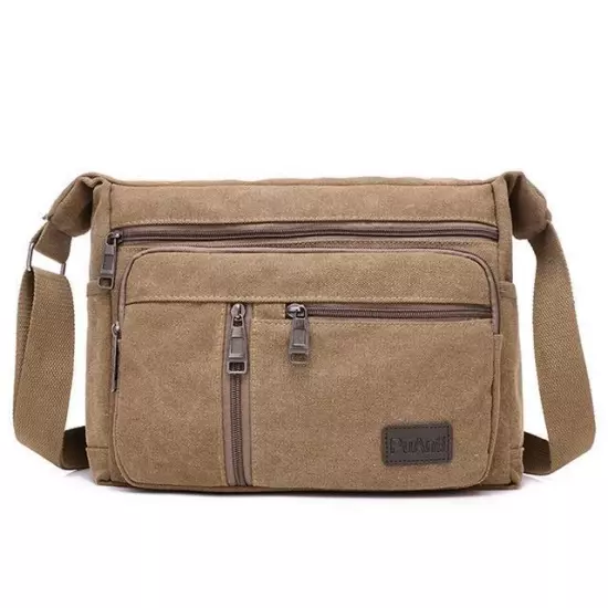 Casual Tote Travel Men's Crossbody Bag Men Canvas Shoulder Bags Casual Messenger