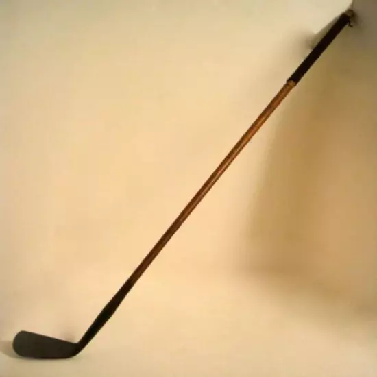 ANDERSON(unmarked) MID-IRON ARROW CLEEK "14" WOOD SHAFT 1910s SCOTLAND GOLF CLUB