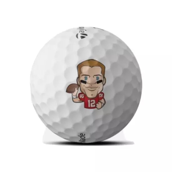 Tom Brady Taylormade TP5 Golf Ball 1 sleeve ( 3 Balls)