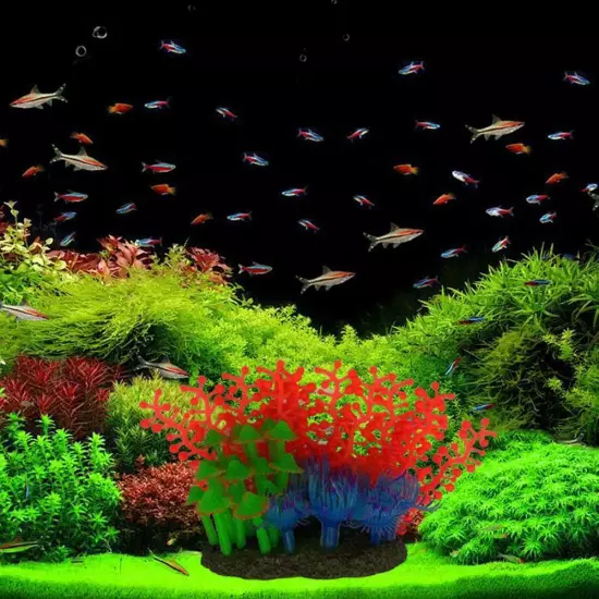 Artificial TPR Coral Decoration Aquarium Fish Tank Ornaments Landscap