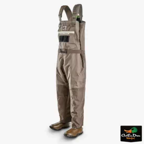 GATOR WADERS - MENS SHIELD UNINSULATED BREATHABLE CHEST WADERS CAMO DUCK HUNTING