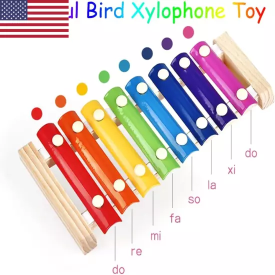 Large Parrot Toy Bird Xylophone Toy Bird Cage Bell Accessories Music Musical Tr