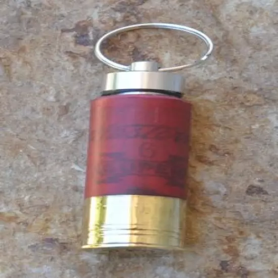 Rare Western Super X 12 Gauge Shotgun Shell Pill Bottle Keychain Trap Shooting