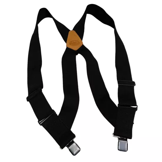 90's Vintage Duluth Trading Co. Black Suspenders