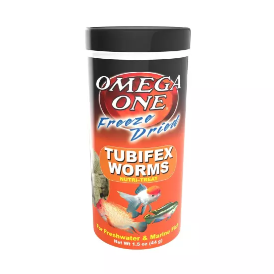 Freeze Dried Tubifex Worms, 1.5 oz