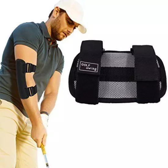 1/2Pcs Golf Elbow Brace Swing Training Straight Practice Arm Golf Training Aid