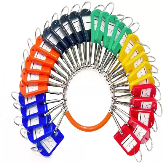 Portable Key Organizer, Key Organizer Keychain with 30 Individual Spring Hooks a