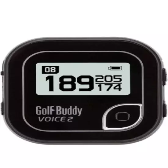 Golf Buddy Voice 2 Talking GPS Rangefinder, Long Lasting Battery Golf Distance 