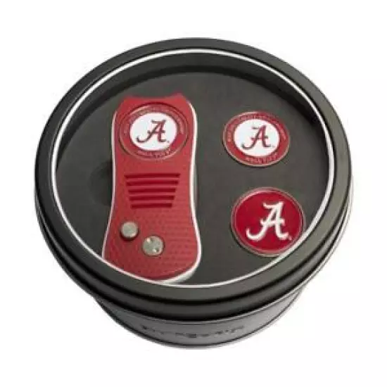 Alabama Crimson Tide Switchfix Switchblade Golf Divot Tool and Tin