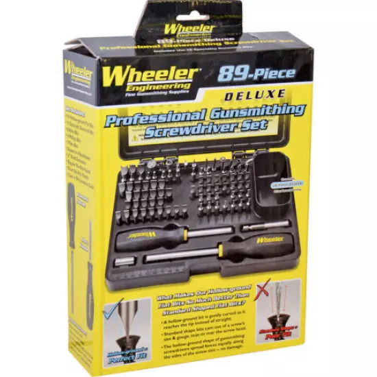 New Wheeler Gunsmithing Screwdriver Set 562194