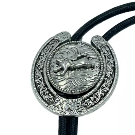 Bolo Tie for Men Western Cowboy Native American Horse Rider Necktie