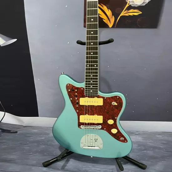 Factory customization electric guitar Jazzmaster Metal Blue color hot sale