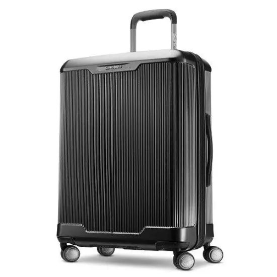 SAMSONITE Silhouette 17 21" Carry-on Expandable Hardside Spinner BLACK