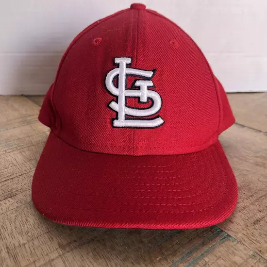 St Louis Cardinals MLB Red New Era Hat Fitted Youth Size 6 3/8 Baseball Cap