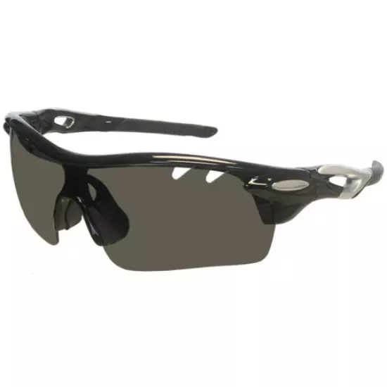 Tour Gear Sport Frame 5 Lens Golf Sunglass Kit With Clam Shell Case, Black Frame