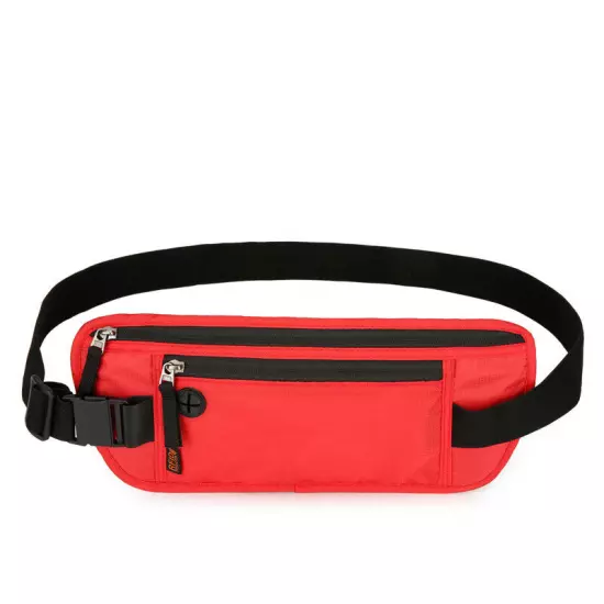 Travel Money Belt RFID Blocking Sports Waist Bag Fanny New Pack Hidden Wallet