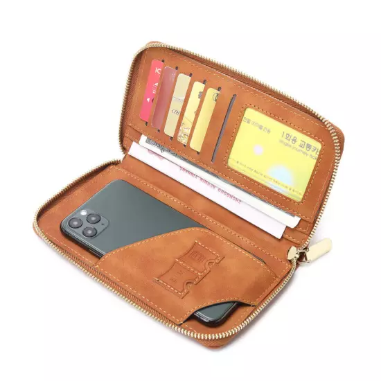 Passport Case Holder Ticket Organizer ID Card Bag Travel Zipper Passport Case