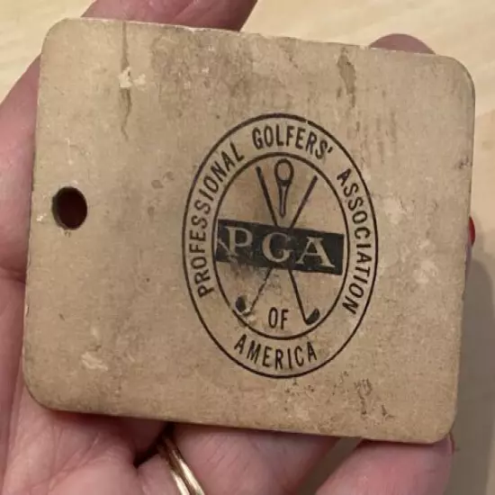 Ken Tipton Golf Professional Sunset Valley Country Club Omaha Nebraska Bag Tag